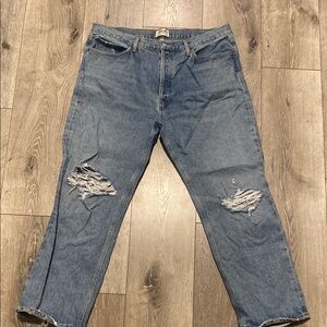 Womens AGoldie distressed jeans